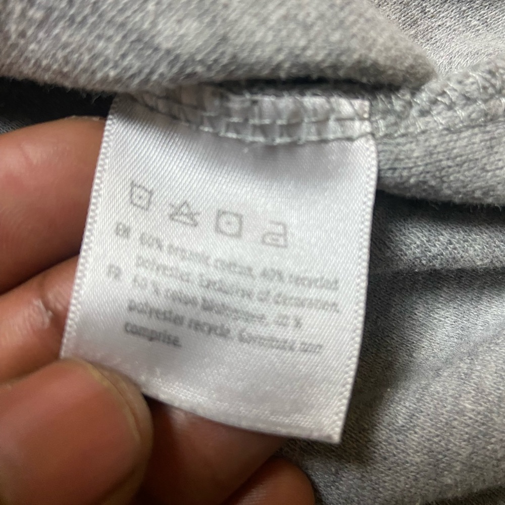 Tentree Basic Heather Grey Hooded Drawstring Swea… - image 5